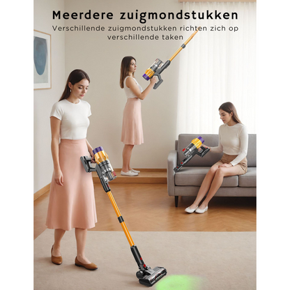 AeroClean V7 - Draadloze Stofzuiger met Kracht en Precisie