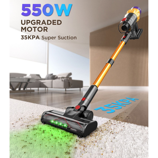 AeroClean V7 - Draadloze Stofzuiger met Kracht en Precisie