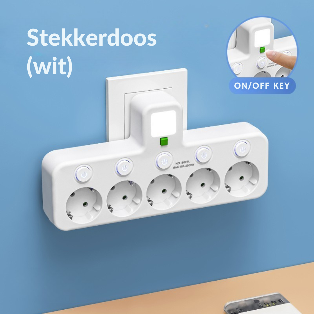 Stekkerdoos met Uitschakelbare Stopcontacten