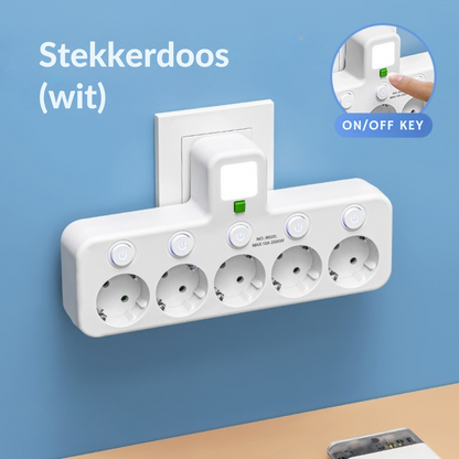 Stekkerdoos met Uitschakelbare Stopcontacten
