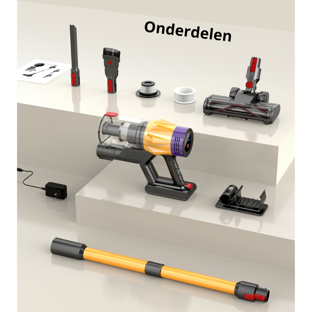 AeroClean V7 - Draadloze Stofzuiger met Kracht en Precisie