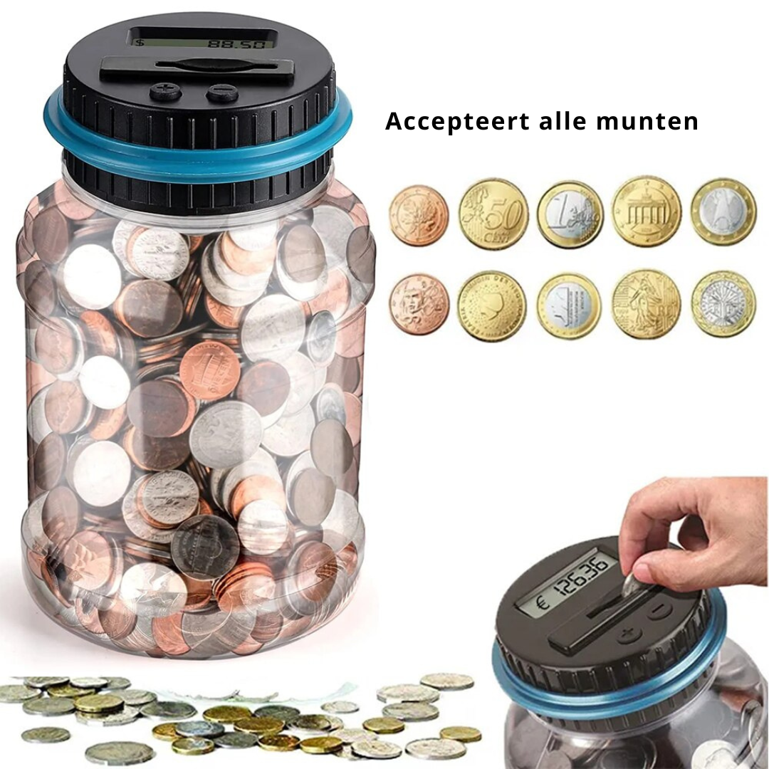 Automatisch Tellende Digitale Spaarpot